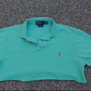 Cropped Polo Ralph Lauren tee